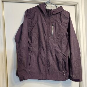 Womens Purple Paradox Rain Coat/jacket